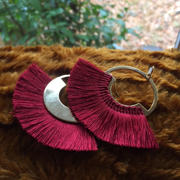 Red earrings brand New! - Picture 3 of 3